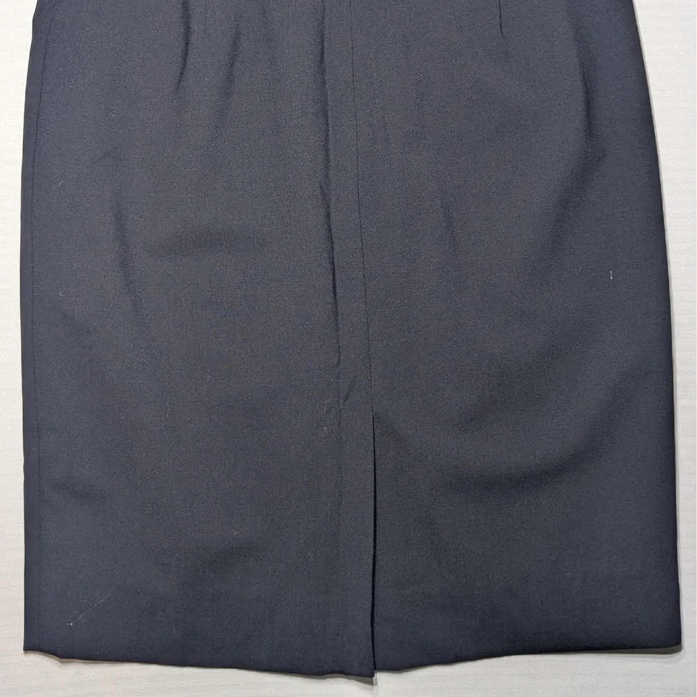 J.Crew Women‎ Italian Wool Blend Pencil Skirt 4 Black